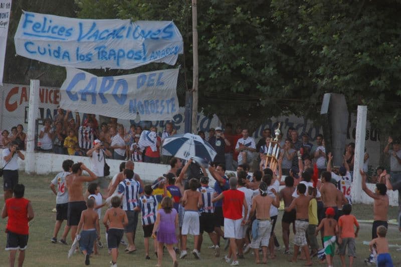Foto del partido histórico