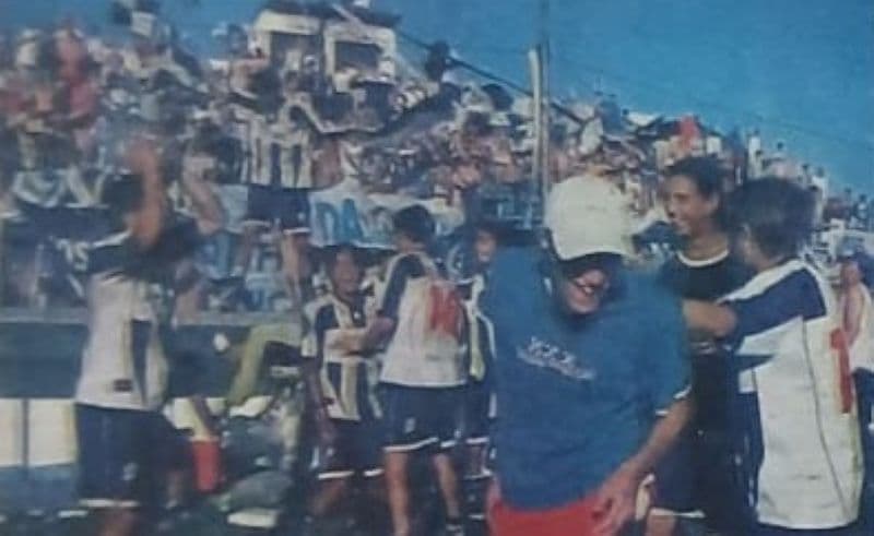 Foto del partido histórico