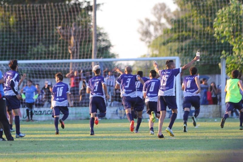 Foto del partido histórico