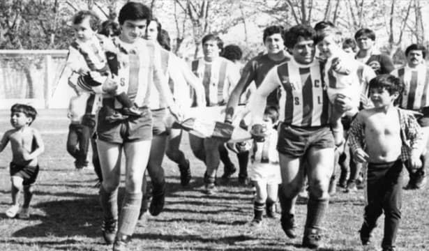 Foto del partido histórico