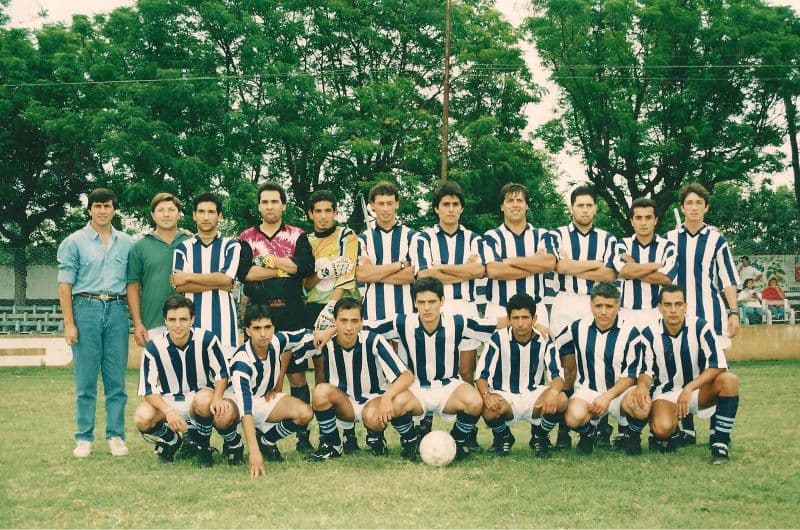 Foto del partido histórico